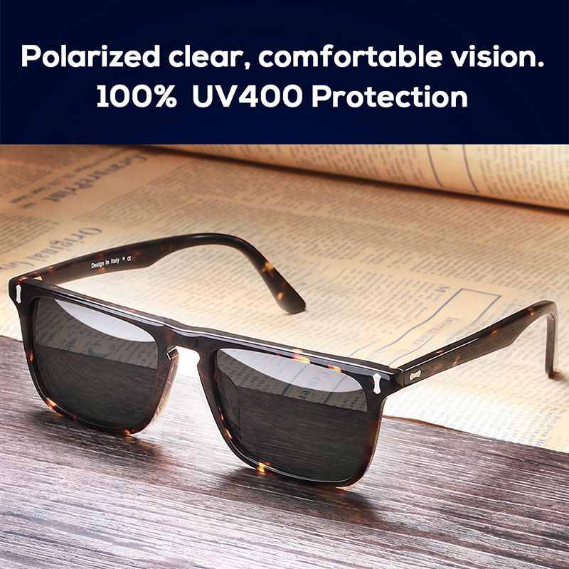 CARFIA Hombre Gafas de Lentes polarizadas Sun Glasses 100% Protección 53572