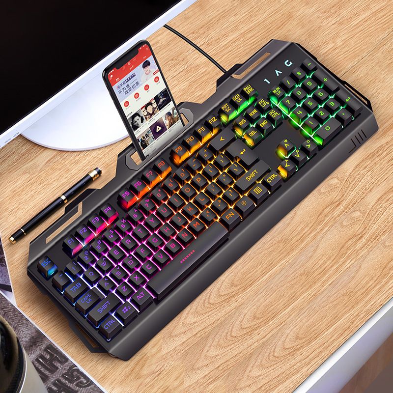 Rainbow Black Keyboard.