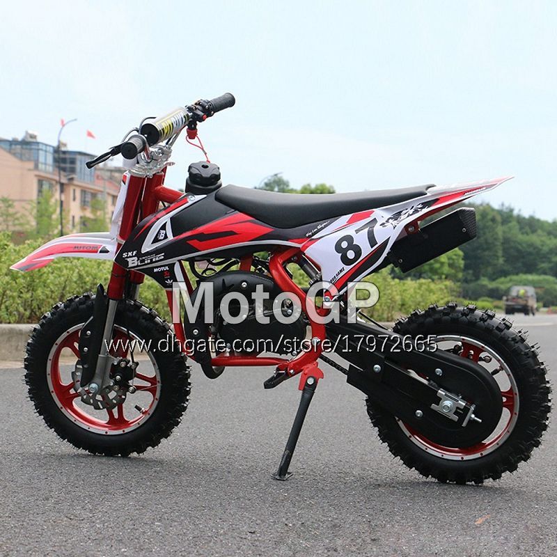 Mini Motorcycle 2 Stroke 49cc 50cc Atv Off Road Real Superbike Moto Bike Gasoline Power Racing Autocycle Birthday Gift Small Autocycle Scooter Dirt Pit Motorbikes From Motogp 428 55 Dhgate Com