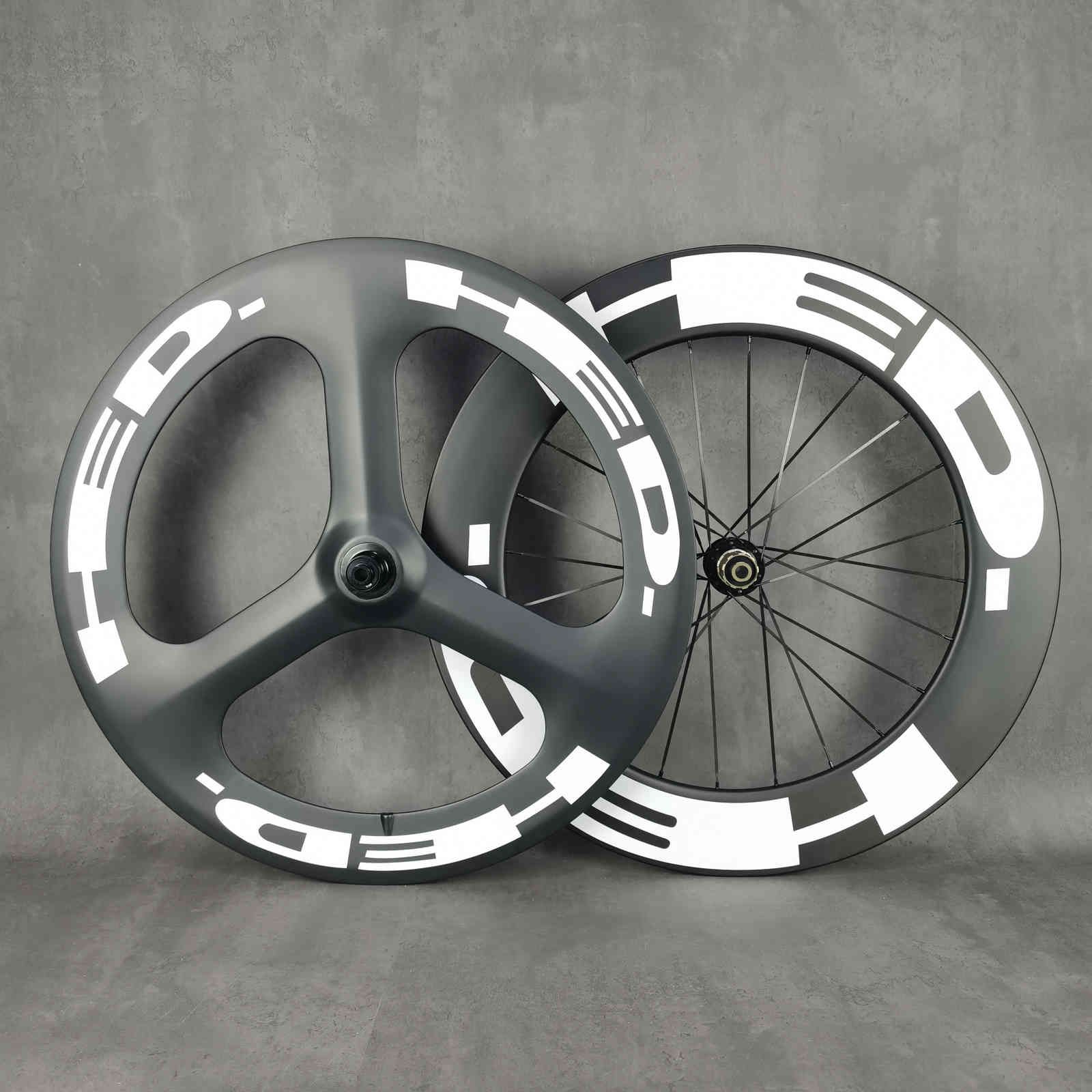 hed tri spoke front wheel