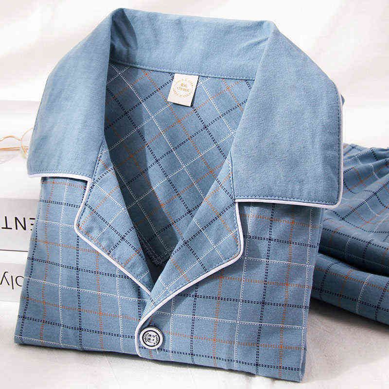 Blaues Plaid