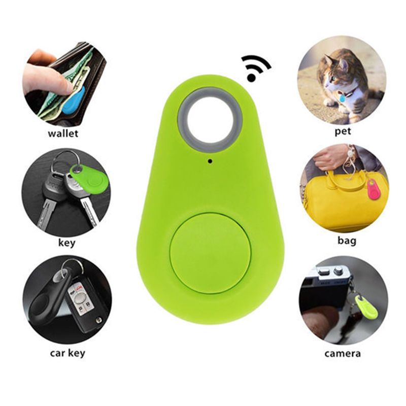 Verde Anti Pérdida Alarma Llave Mascota Rastreador Localizador GPS Inalámbrico Bluetooth Smart Perro 