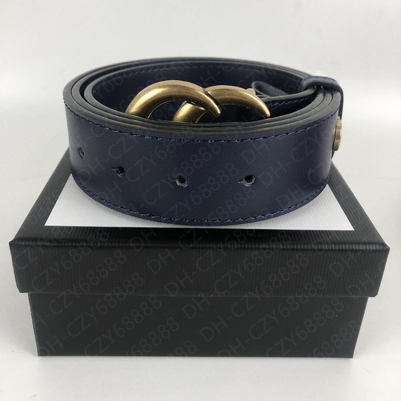 Bronze g buckle + Blue