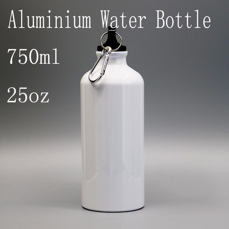 Aluminium Bottle 25oz white