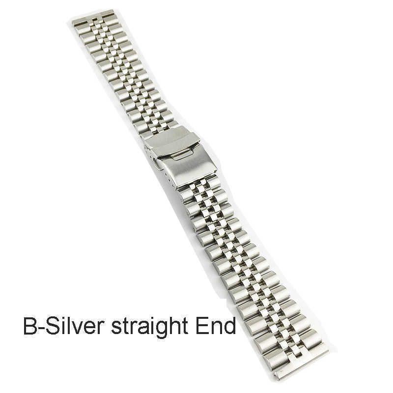 b zilver recht-22 mm