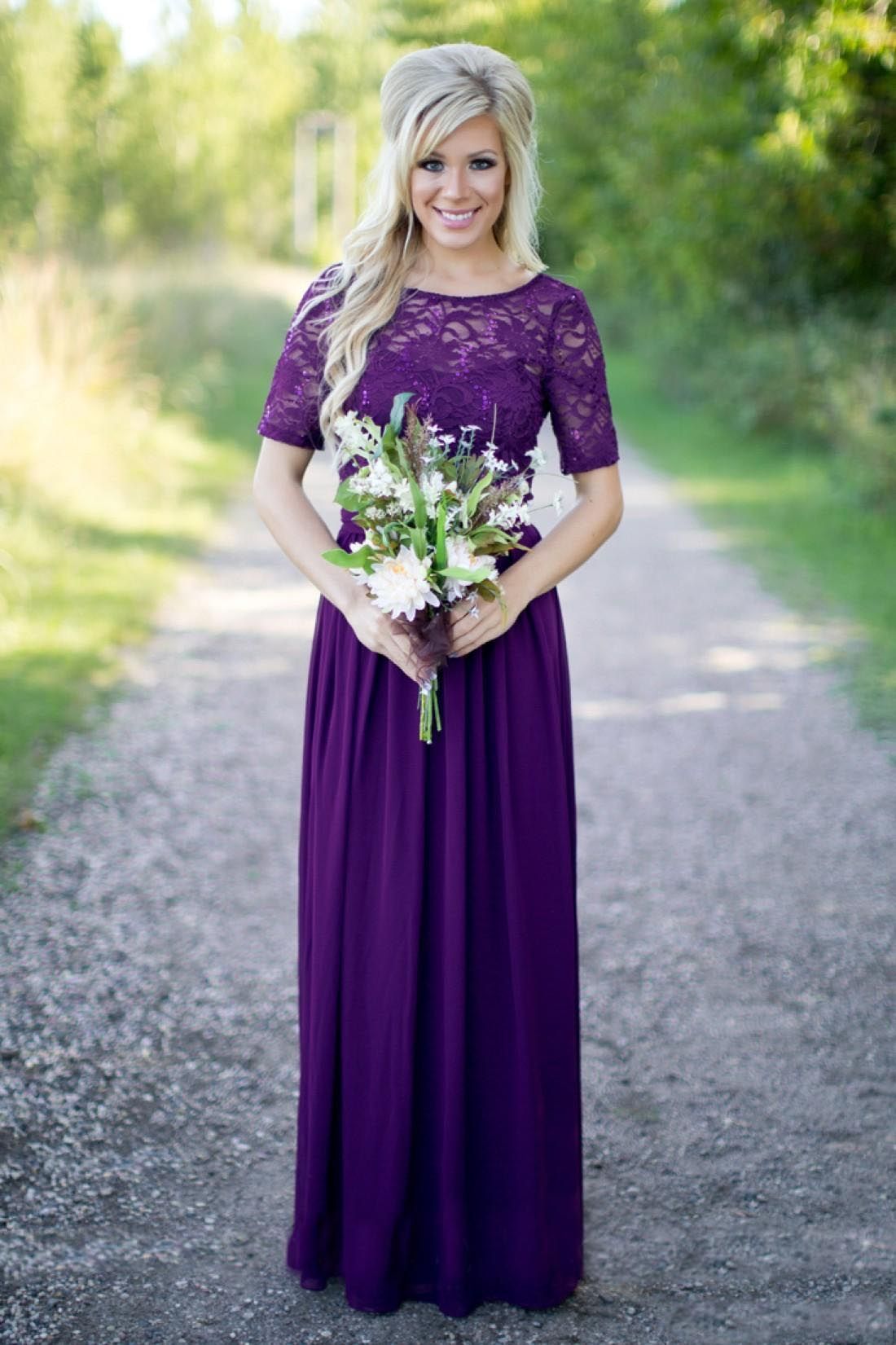 knee length dresses for ladies Vintage 1930s Purple Lace Evening Dress