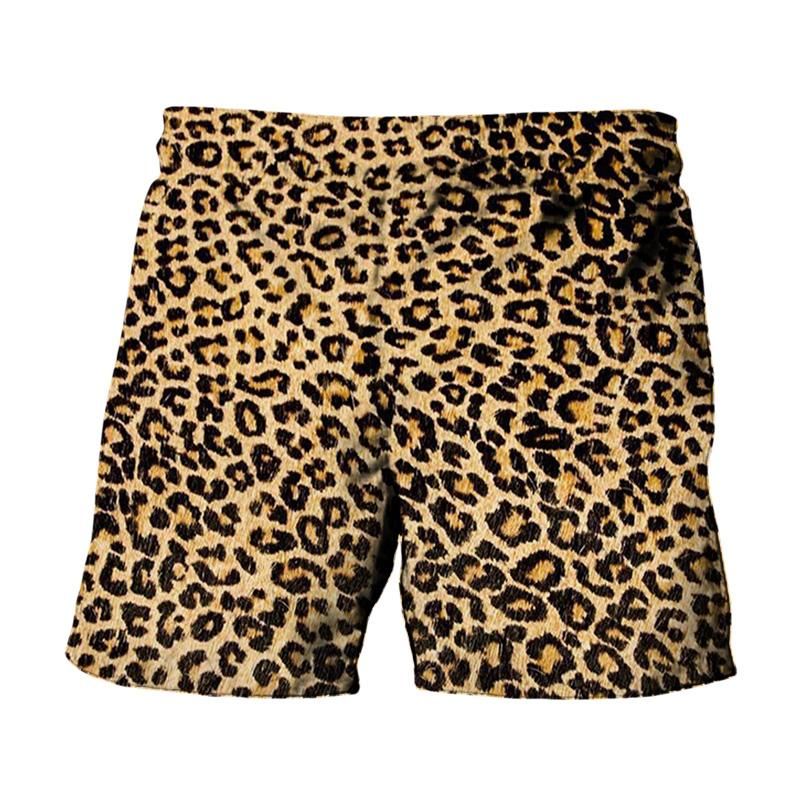 Compra Pantalones Cortos Para Hombres Hombres De Verano Playa Leopardo  Troncos Impresos 3D Fashion Street Funny Casual Casual Natación Pantalones  Cortos Con Cuerda Barato | Entrega Rápida Y Calidad | Es.Dhgate