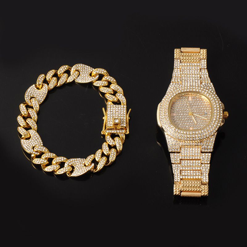 Gold Watch Bracelt.