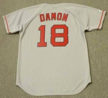 18 johnny damon 2004 gray