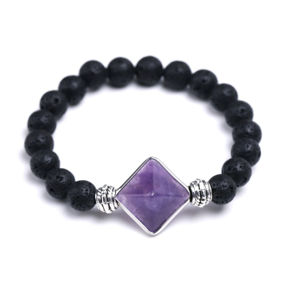 Sl215a4101 Amethyst Energy Crystal Brace