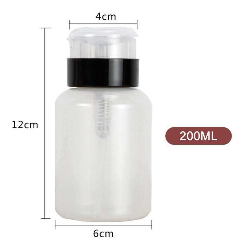 200ml botella de plástico recargable