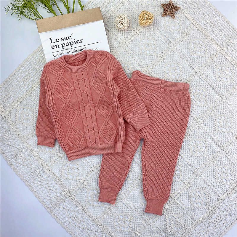 3PCS Nouveau-né Bébé Fille Automne Hiver Vêtements Set Haut à