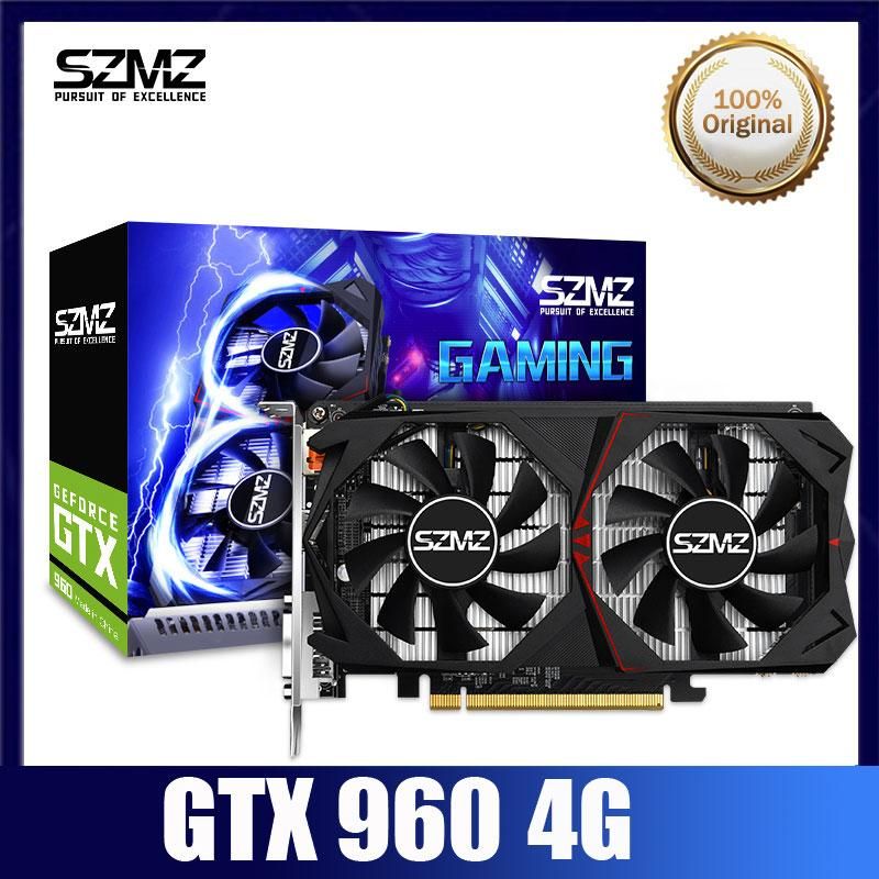 Graphics Cards Szmz Video Card Gtx 960 4gb Gpu 128bit Gddr5 Graphic For Nvidia Vga Geforce Original Gtx960 Dvi Game From Rubibegone 250 64 Dhgate Com