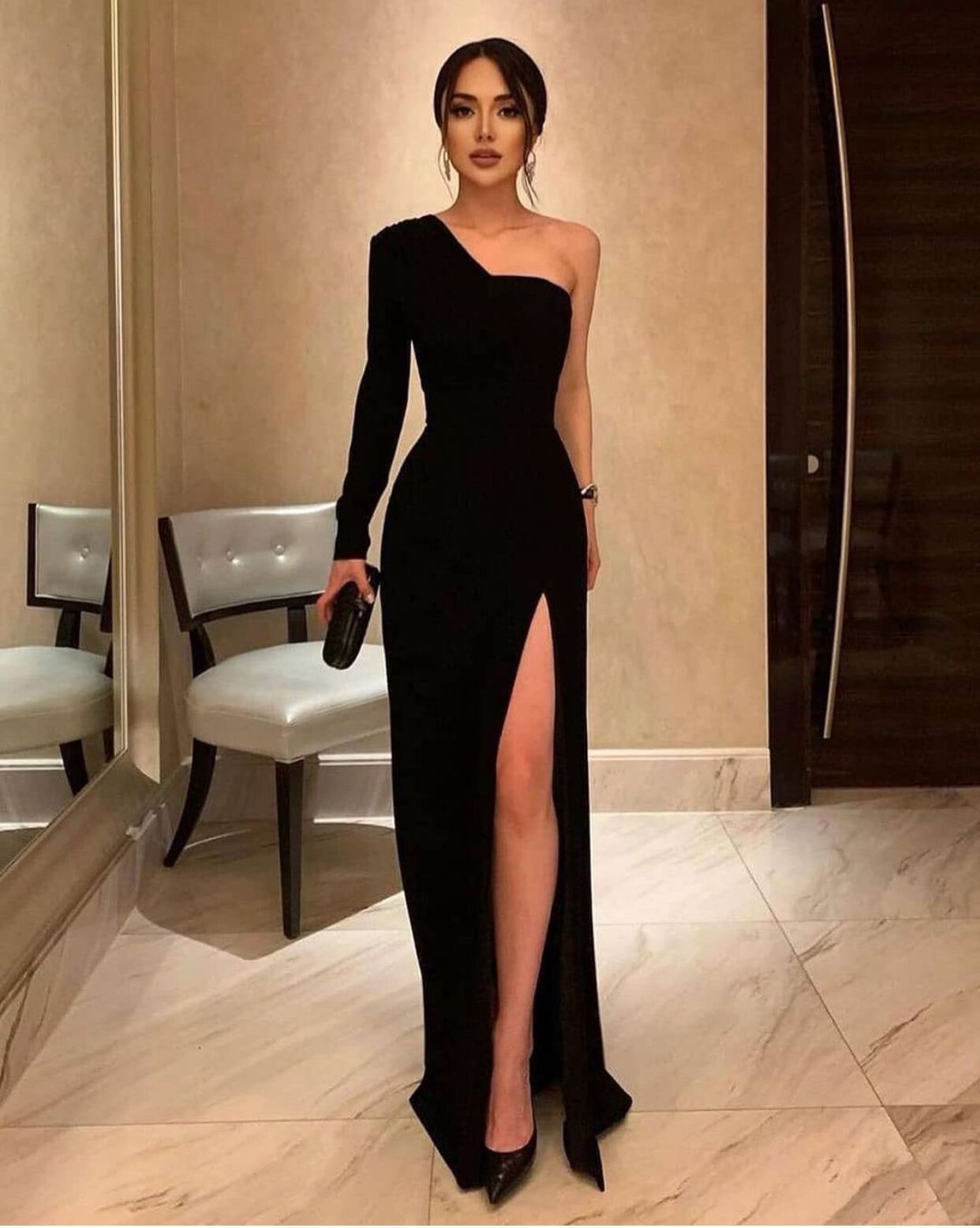 Simple Negro One Hombro Vestido De Noche Manga Larga Elástica Satén Lateral Formal Vestidos Fiesta Maix Vestidos De Prom Robe De Soiree De 69,75 € | DHgate Simple Negro One Hombro Vestido De Noche Manga Larga Elástica Satén Lateral Formal Vestidos Fiesta Maix Vestidos De Prom Robe De Soiree De 69,75 € | DHgate