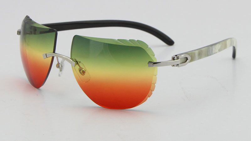 Silver Mix Green Orange Red Lens