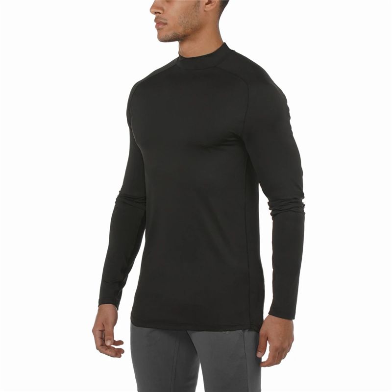 turtleneck workout shirt