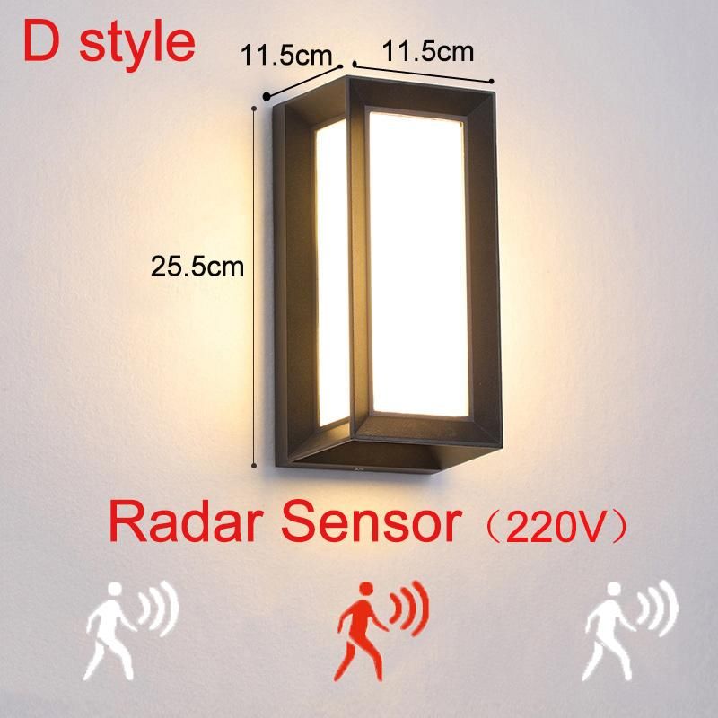 D style Radar Sensor 18W Warm white