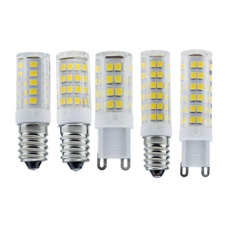 10Pcs Mini G9 COB LED Corn Bulb 3W 5W Glass Crystal Lamp Light 220V Warm White 
