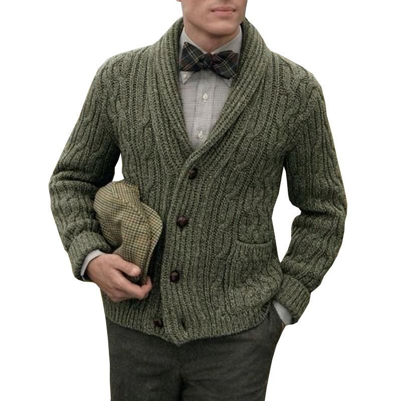 Compra Suéteres Para Hombre Algodón Argyle Cardigan Casual Single Breasted  Color Sólido Moda Moda Invierno Suéter Hombre Barato | Entrega Rápida Y  Calidad | Es.Dhgate