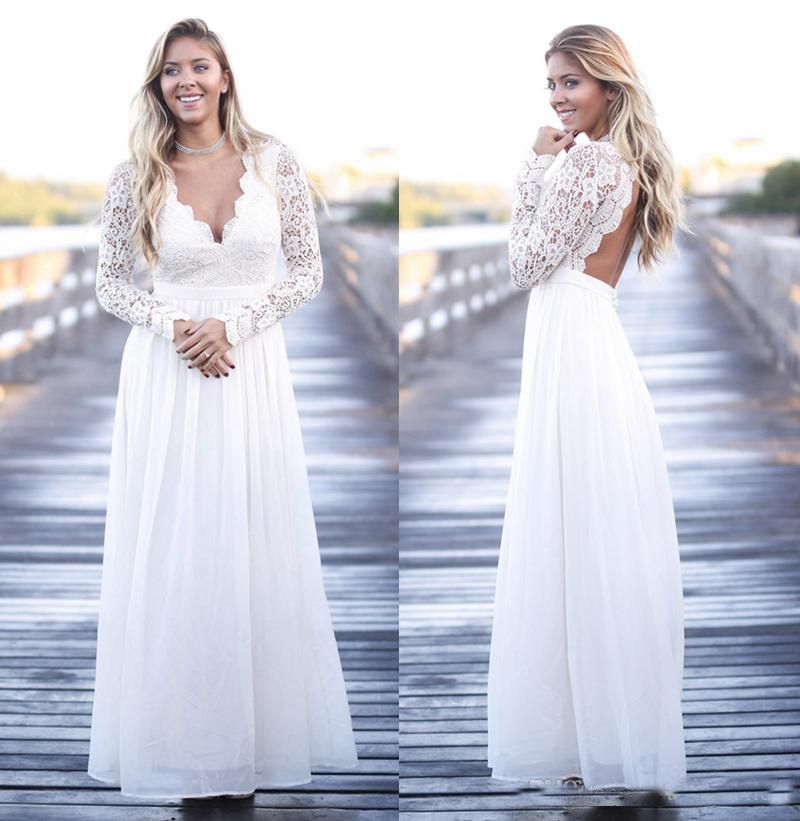 Plus Size Simple Wedding Dresses With Sleeves Fashion Dresses