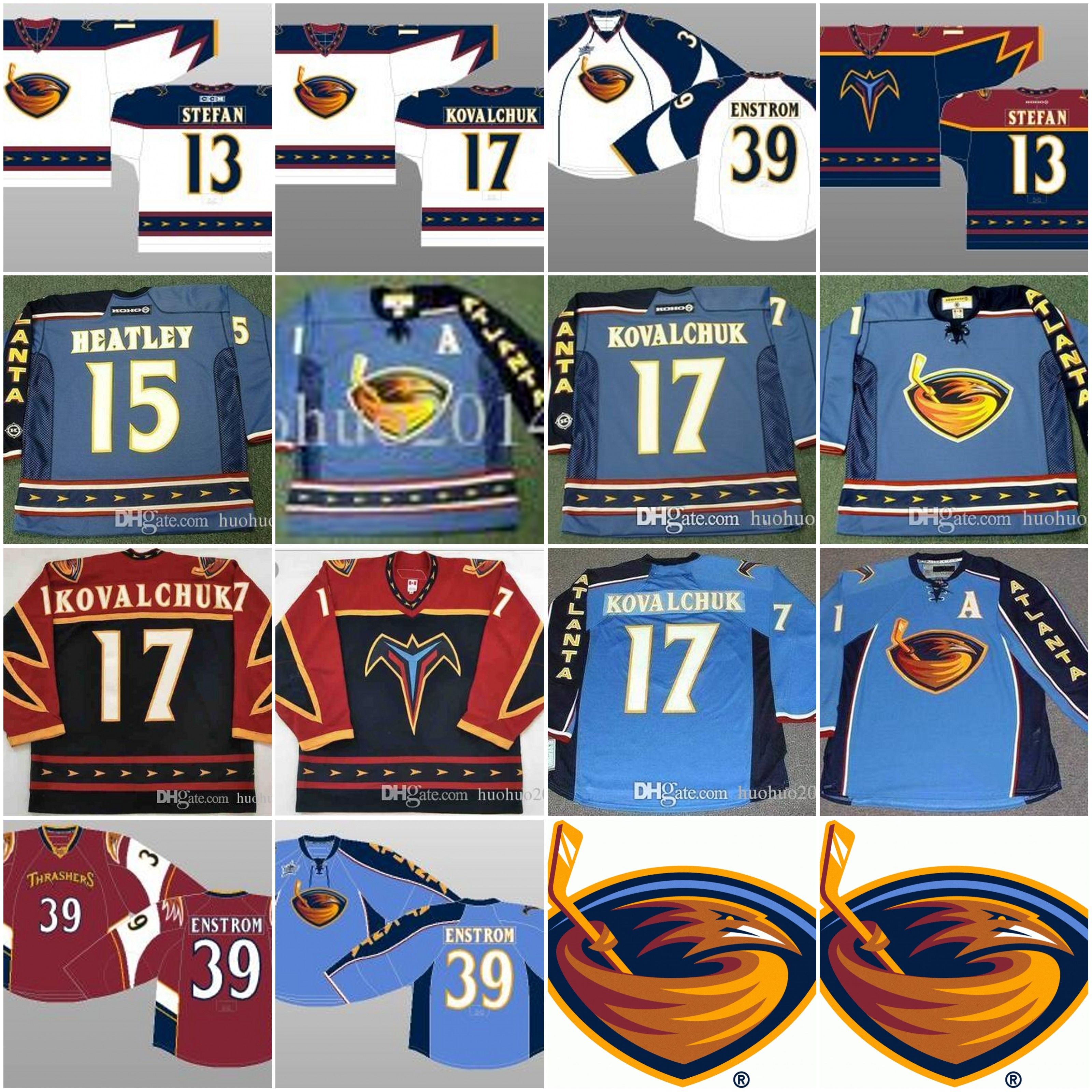 2020 Atlanta Thrashers Jerseys #17 ILYA 