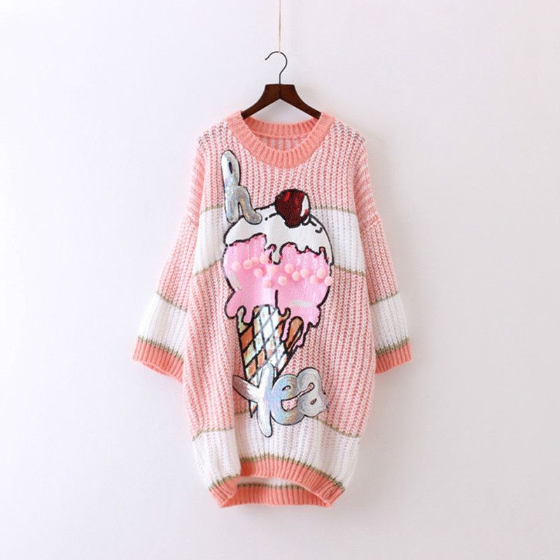 ice cream sweater dress