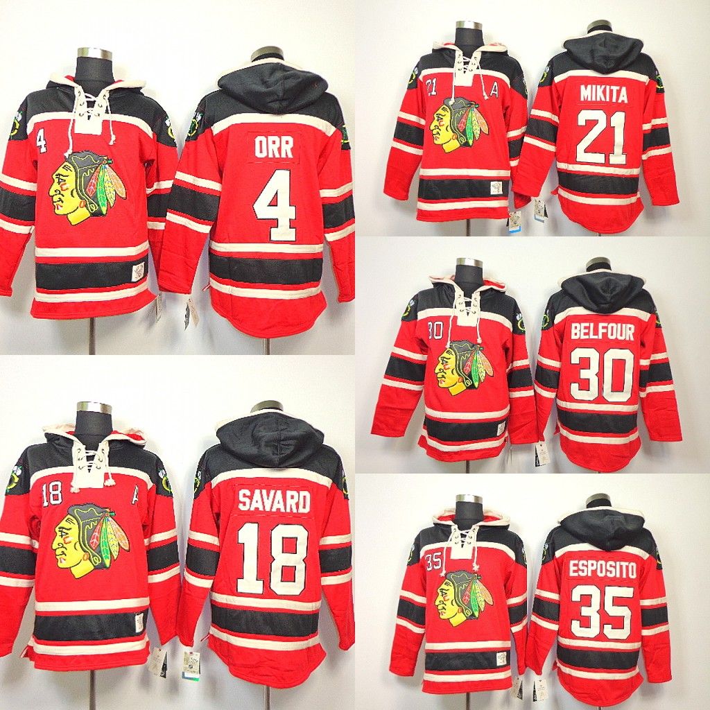 blackhawks old time jersey