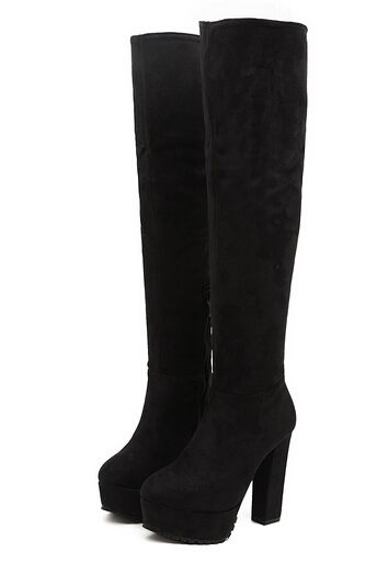 Großhandel Heiß! 2015 Schwarze Nieten Overknee Plattform Breiter Absatz Stiefel Overknee Stiefel Über Knie Stiefel Von Lichaohai, $33.13 Auf Großhandel Heiß! 2015 Schwarze Nieten Overknee Plattform Breiter Absatz Stiefel Overknee Stiefel Über Knie Stiefel Von Lichaohai, $33.13 Auf
