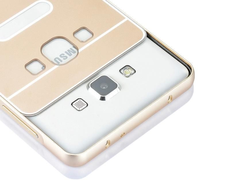 Compre Caso De Luxo Para Samsung E7 E7000 E7009 Quadro De Metal De Alumínio  + Pc Escova De Volta 2em1 Tampa Do Caso Capa Para Galaxy E7 Case Capa  Grátis Frete Em