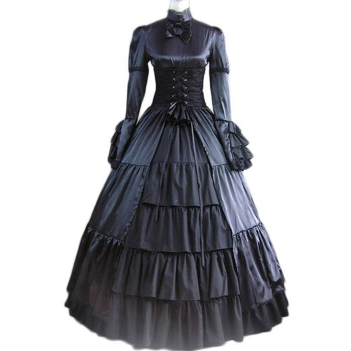 Acquistare Donne Si Vestono Superiore Di Vendita Gothic Lolita Partito Epoca  Vittoriana Belle Abito Costumi Degli Abiti Di Sfera Vestito Medioevale Di  Halloween Il Vestito Gotico Donne Economico | Consegna Veloce E