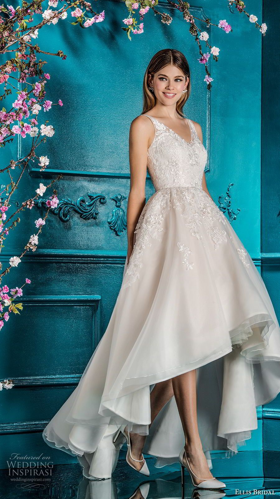 wedding dress front short back long