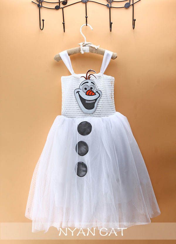 Compra Frozen Vestido Olaf Vestido 5 Tamaños 3 10 Y Hombros Correas Vestido  Del Hilado Vestido Barato | Entrega Rápida Y Calidad | Es.Dhgate