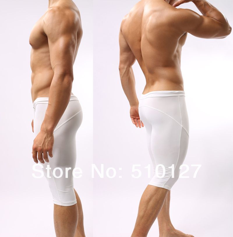 mens tight yoga shorts