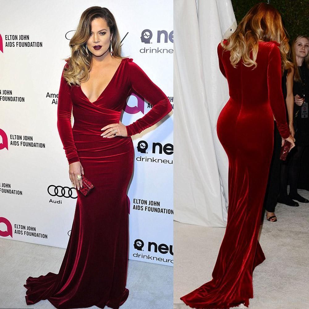 Khloe Kardashian Velvet Dress Clearance ...