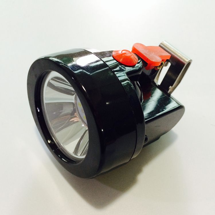 New Arrival KL2.5LM Rechargeable Cordless Mining Cap Lamp Black ABS