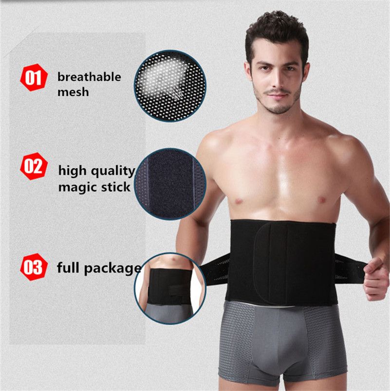 Tummy Tuck Belt For Men Slim Body Shaper Waist Trainer Belly Band