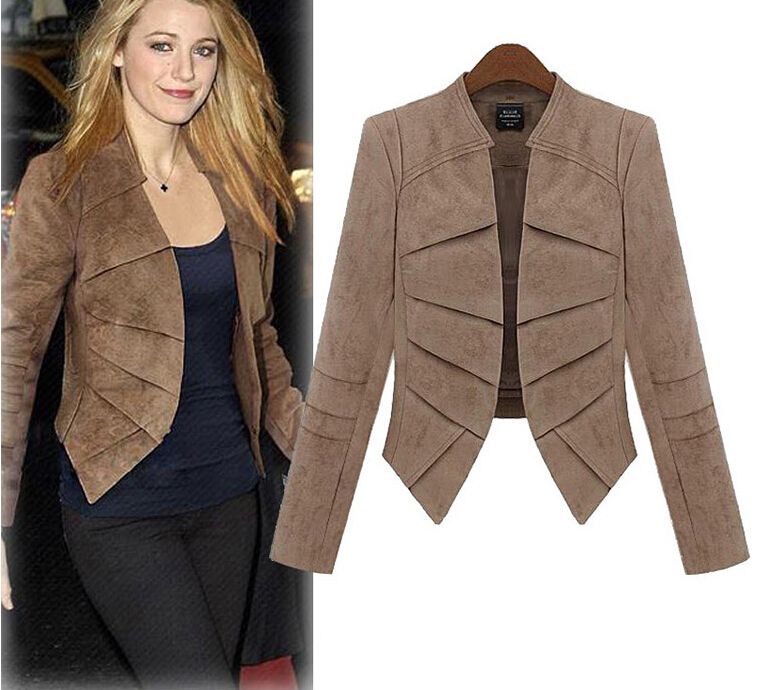 Women Clothes Fashion Short Blazer 2015 