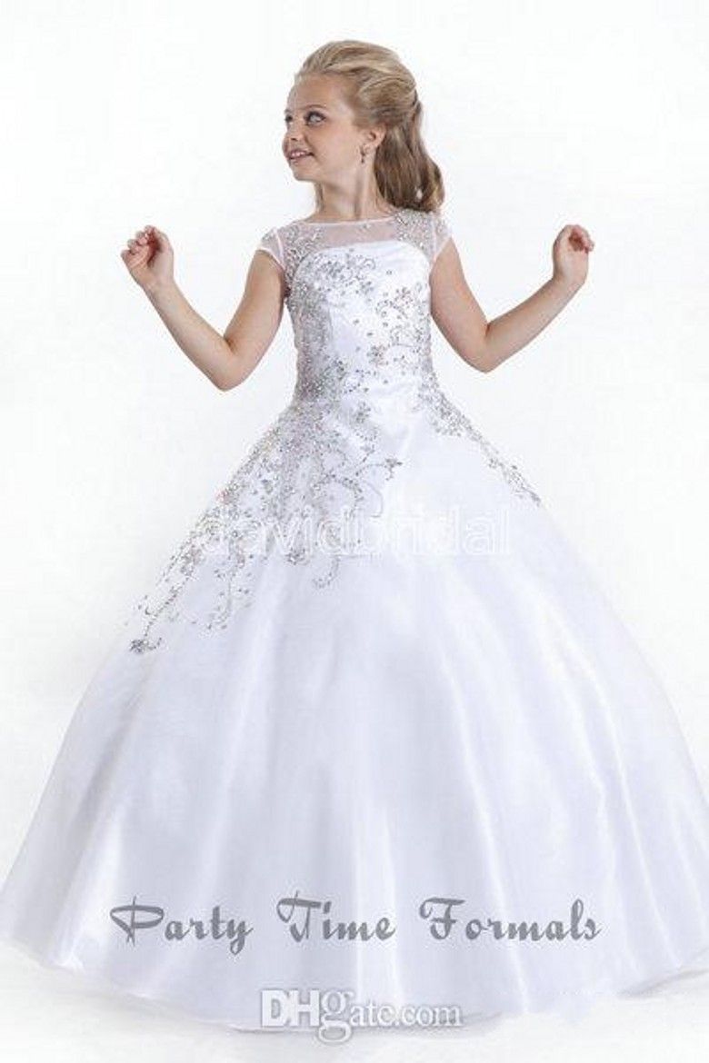 older flower girl dress