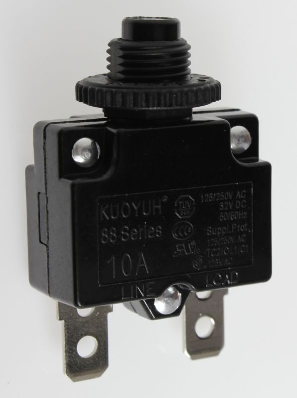 KUOYUH 88AR 8A Circuit Breaker Overcurrent Protector 125VAC/250VAC 32VDC 1000A 