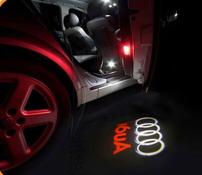 Grosshandel Keine Beschadigung Drahtlose Autoturlicht Ghost Light Willkommen Licht Projektor Willkommen Led Lampe Geister Schatten Licht Fur Audi A6l