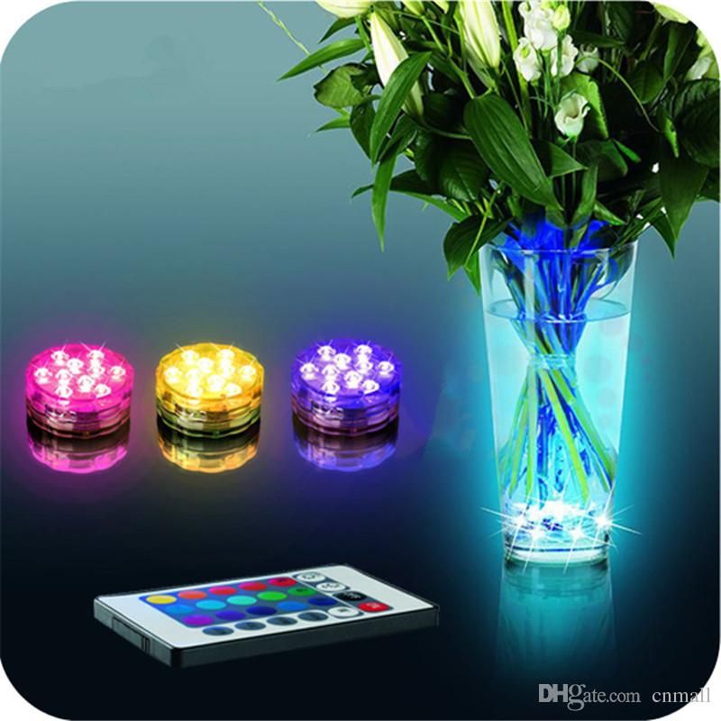 Remote Controlled Submersible Vase Fish Tank Decoration Lamp 10