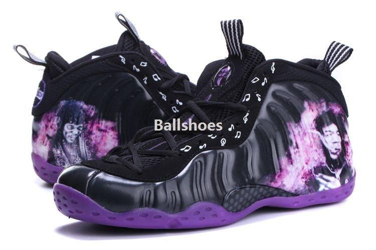 basketball shoes black and purple