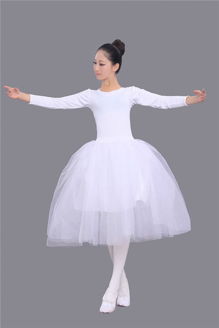 Long Sleeve Ballet Dresses\u0026Skirts/Tutus 