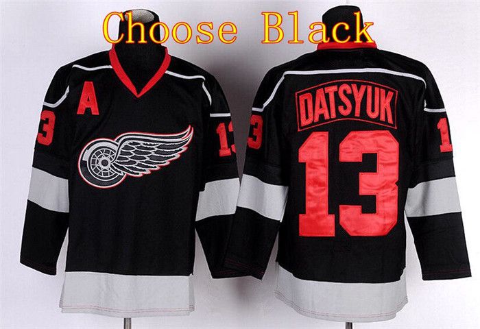 Detroit Red Wings Pavel Datsyuk #13 Black Premier Jersey