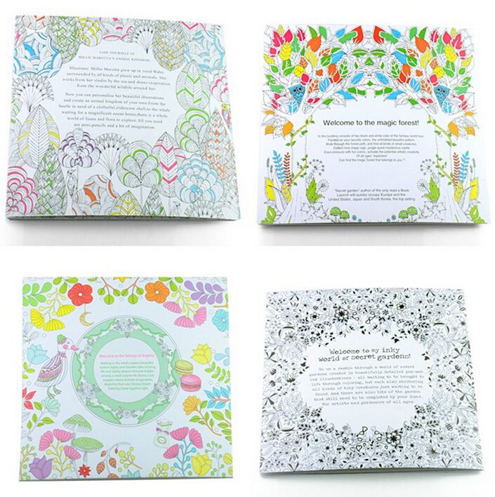 Lost Ocean Secret Garden An Inky Treasure Hunt And Coloring Book For Children Adult Relieve Stress