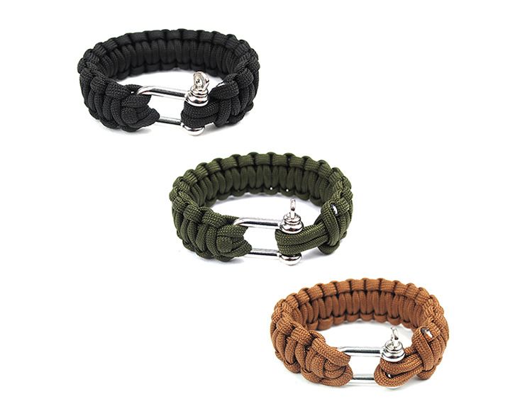 Paracord Bracelets KIT Military Emergency Survival Bracelet Men