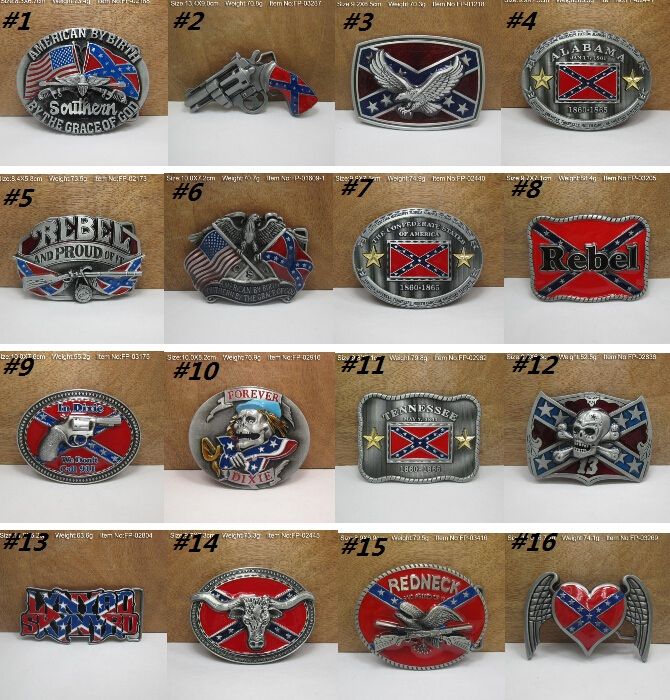 dixie belt buckle