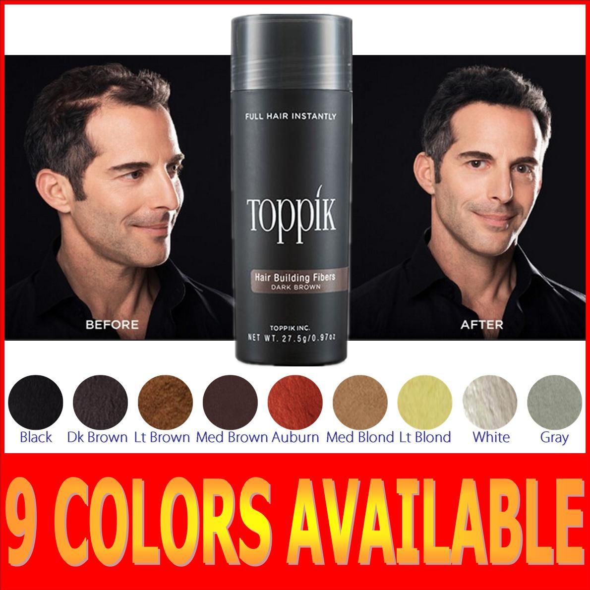 Toppik Hot Sale Salon Hair Loss Product Men Women Hair Fibers Thin