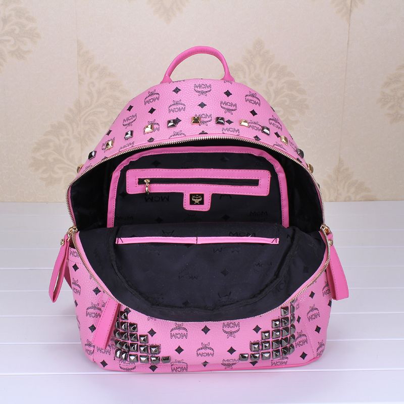 mcm bag blue and black