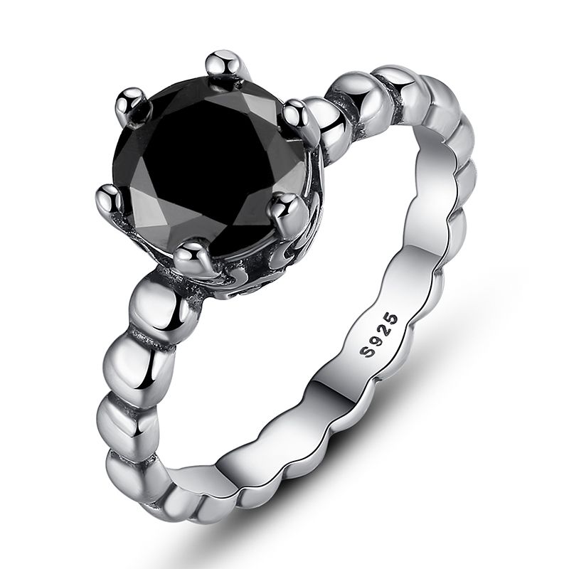 anello pandora spinello nero anello pandora spinello nero